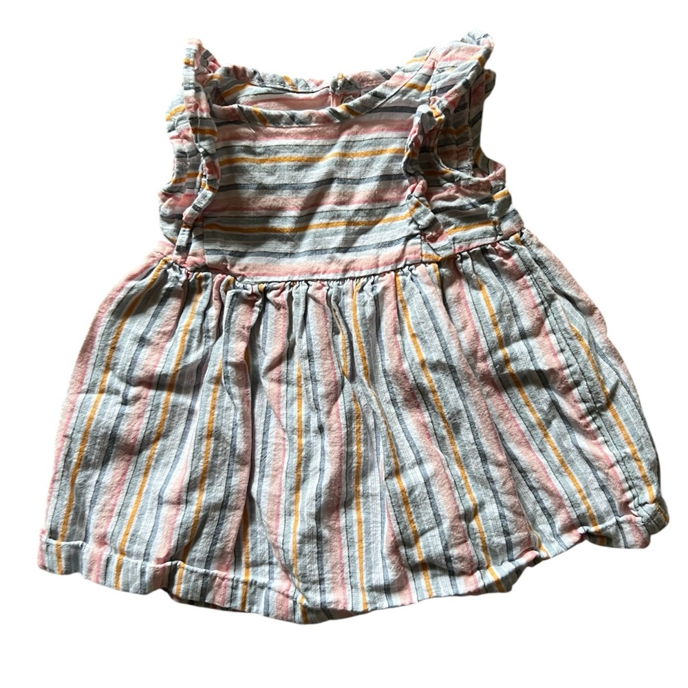 Carter’s Baby Girl Multi-Color Striped Sundress | 0-3M